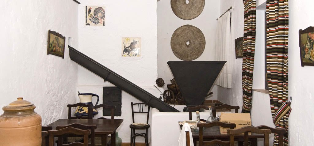 Interior of an oil mill in Sorbas