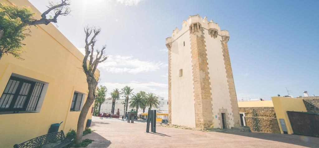 Premium Photo  Panoramic view of the town of conil de la frontera from the  torre de guzman cadiz andalusia