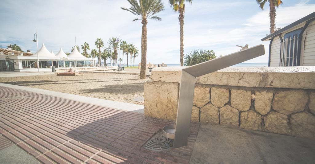 fuentes y pilares en Málaga