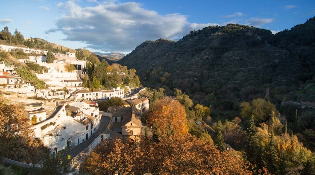 Sacromonte de Granada en otoño