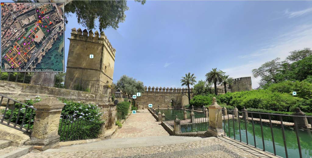 imagen de la visita virtual al alcazar de cordoba