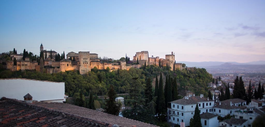 Mirador de la cuesta de los Chinos con vistas a la Alhambra