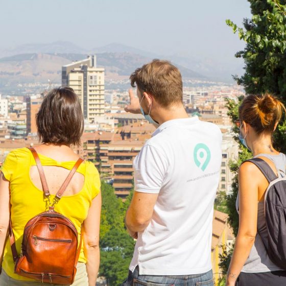 mirador carril de la lona en visita guiada
