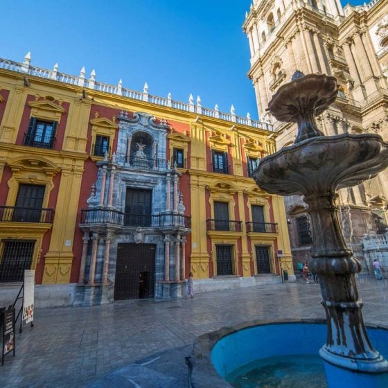 guided tour malaga, plaza del obispo