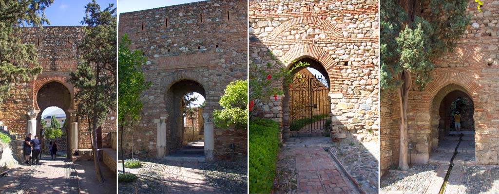 puertas de la alcazaba de malaga