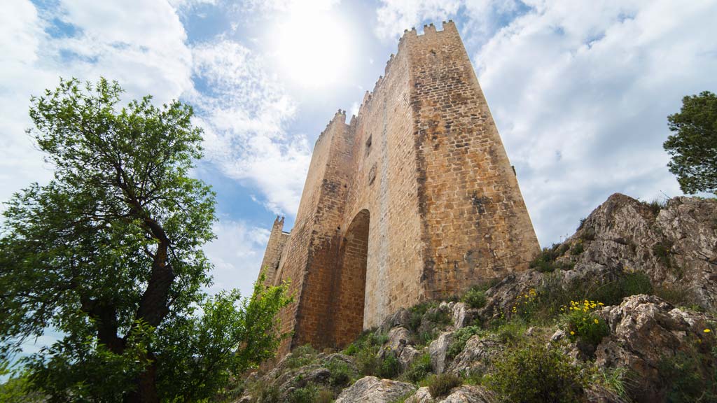 exterior of the Castle of Velez Blanco