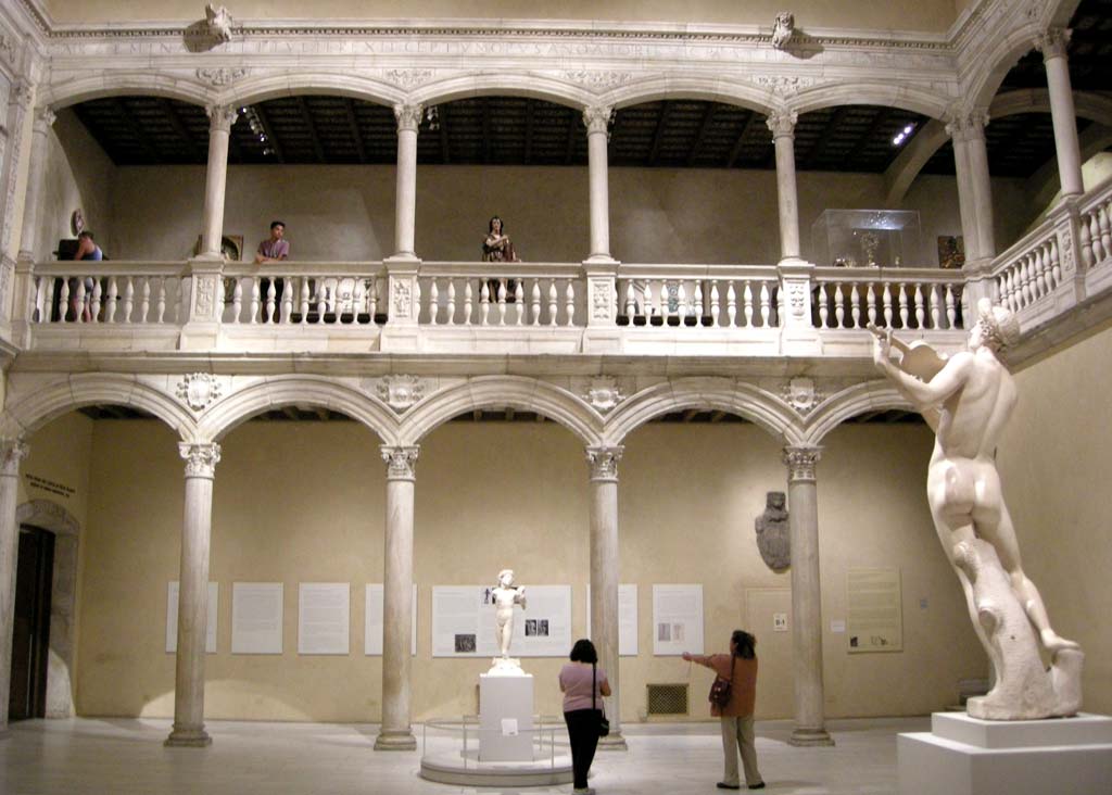 Courtyard of Velez Blanco Castle at the Metropolitan Museum