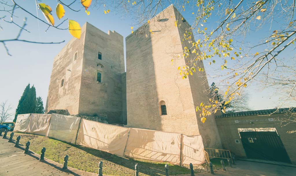 Torres Bermejas near the Alhambra
