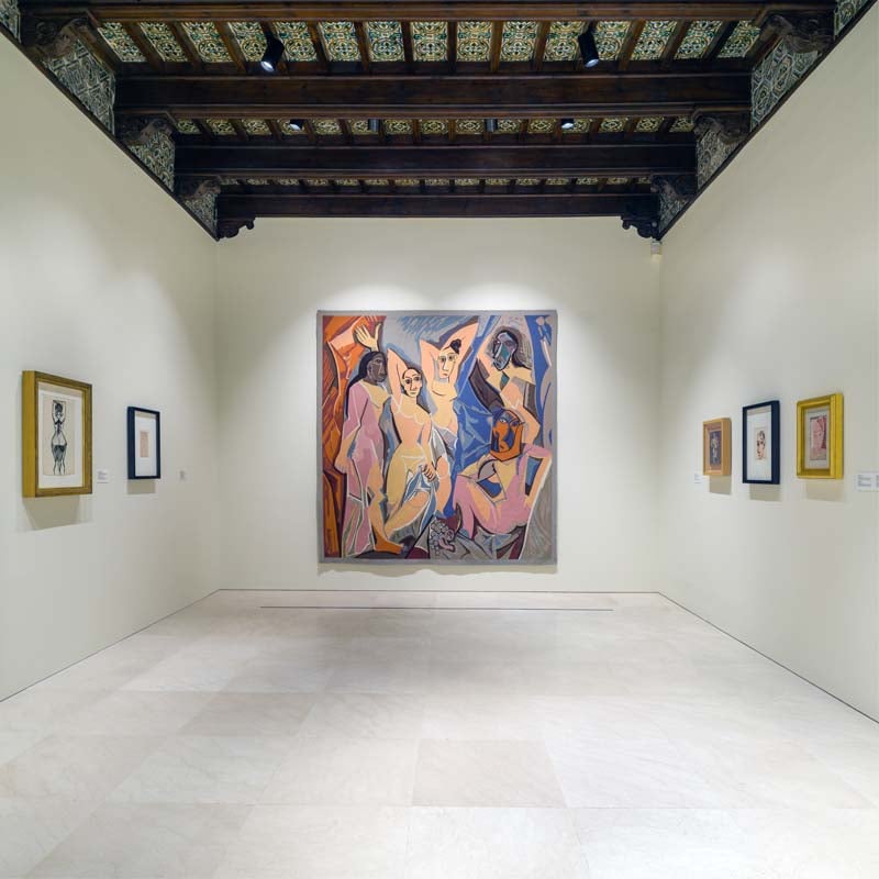 Sala del museo Picasso de Malaga