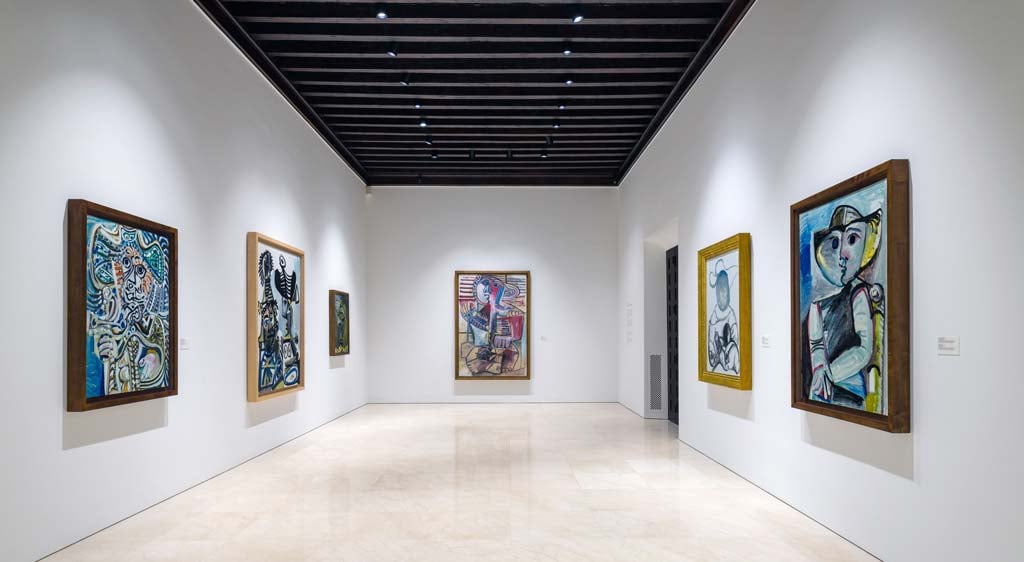Sala del museo Picasso de Malaga