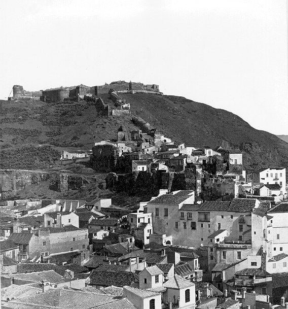 Vista de Málaga por Laurent siglo XIX