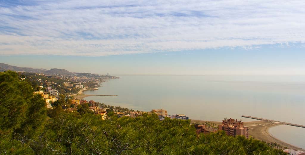 Mirador de Gibralfaro sea views
