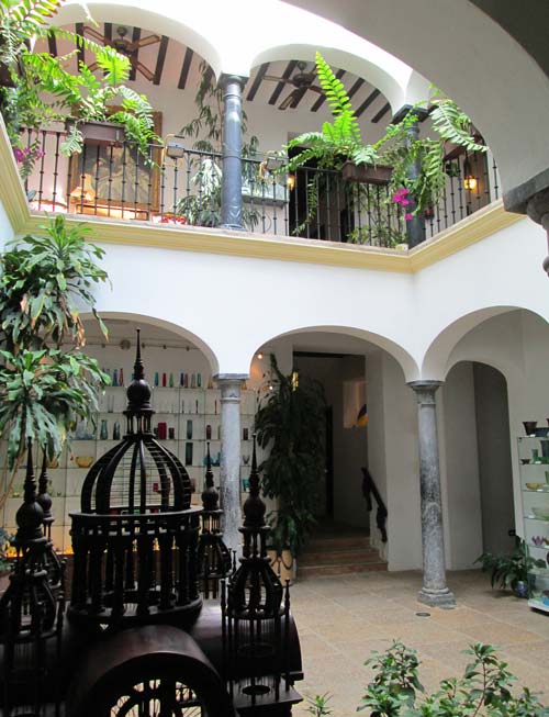 patio del Museo del Vidrio Malaga