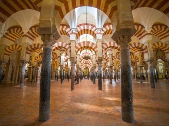 Interior de la Mezquita de Córdoba