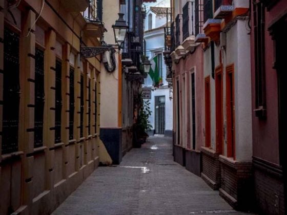 Calle del barrio de Santa Cruz