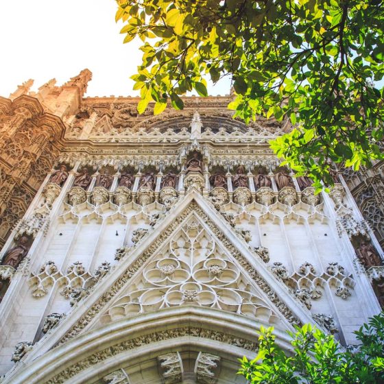 Fachada catedral de Sevilla