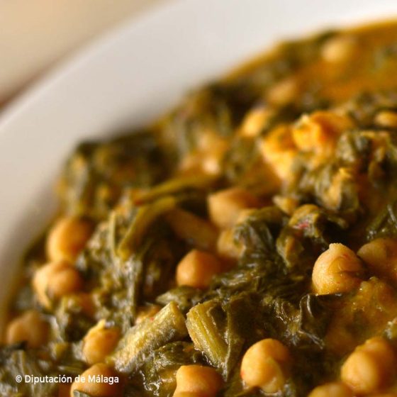 Plato de potaje de Ronda