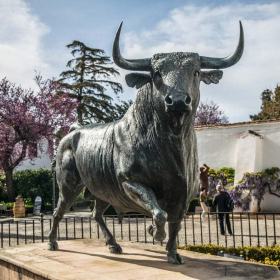 Escultura toro Ronda