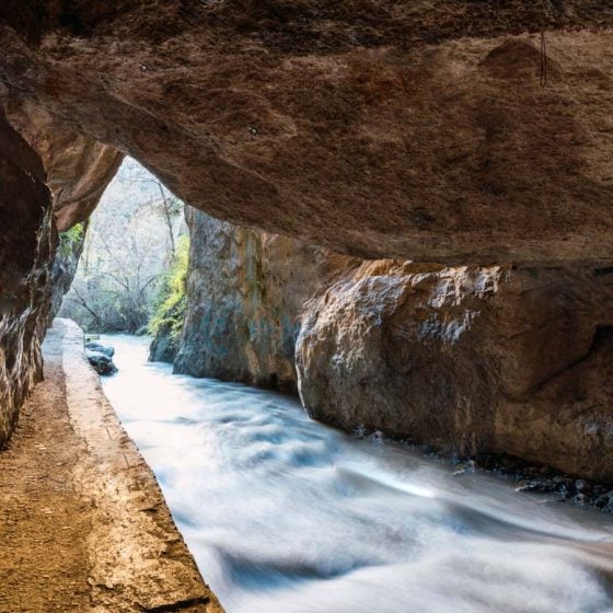 Cueva en excursión de los Cahorros