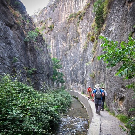 Desfiladero en excursión de los Cahorros