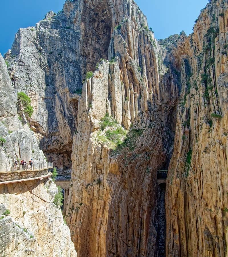 Pasarelas en excursión al Caminito del Rey