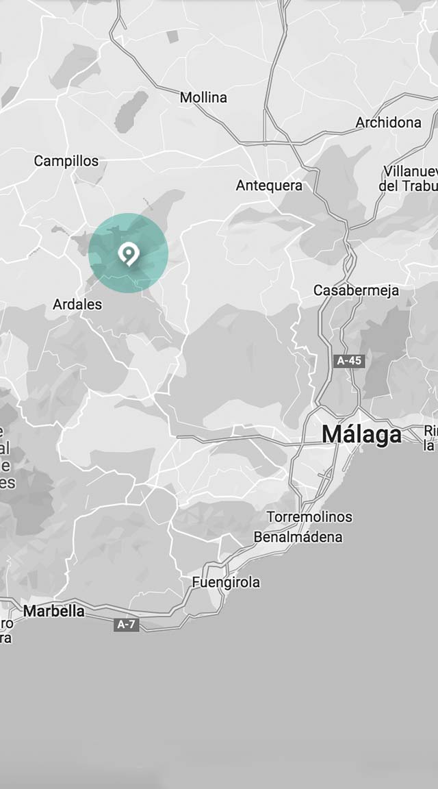 Mapa de la excursión al Caminito del Rey