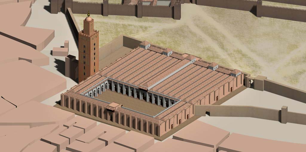 reconstrucción virtual de la Mezquita de Sevilla