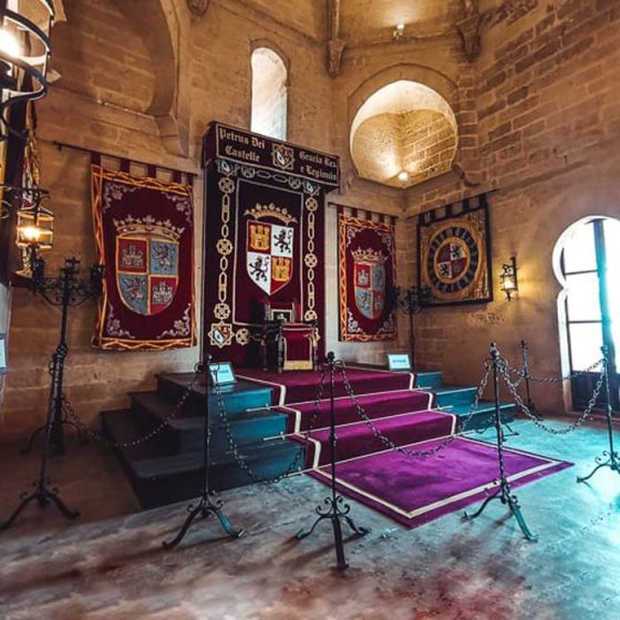 Interior del castillo Almodóvar