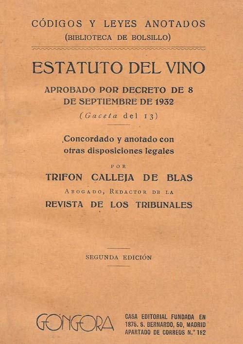 Estatuto del Vino