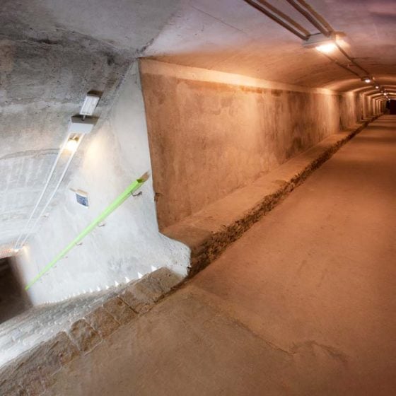 Galerías de los refugios de la Guerra Civil en Almería