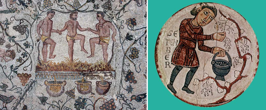 Consumo de vino en época romana
