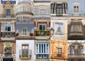 Balcones de Cádiz montaje