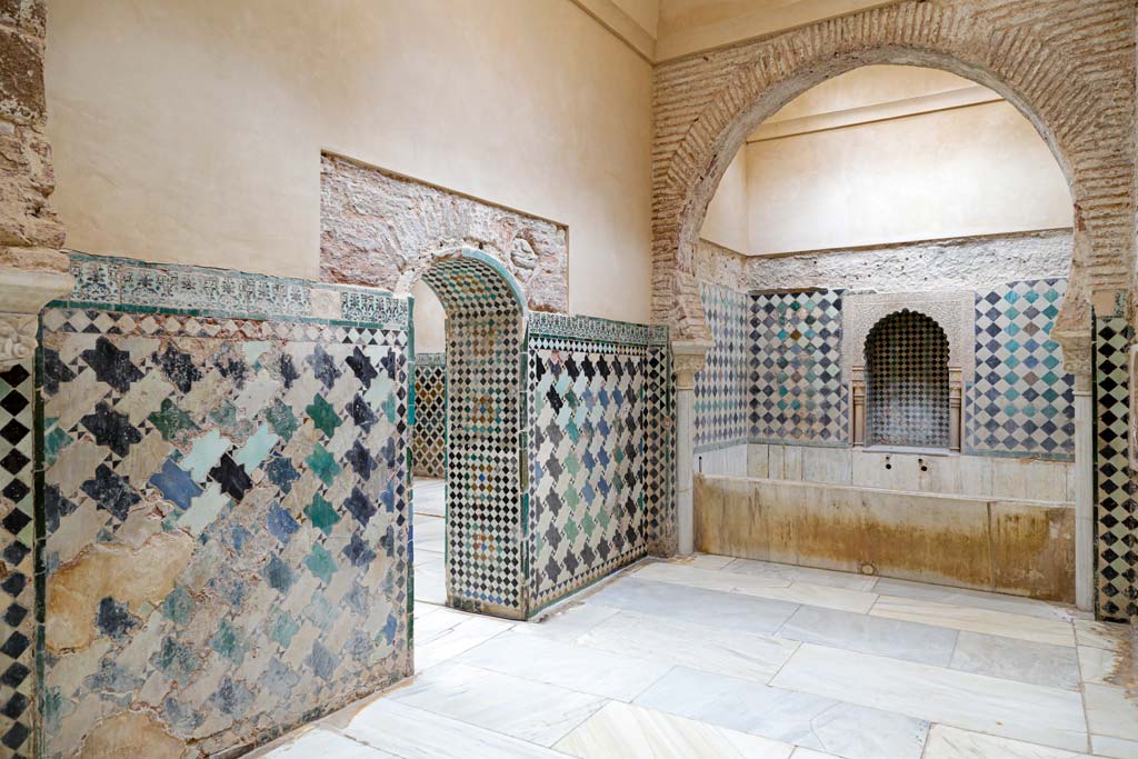Hammam of the Comares Palace in the Alhambra