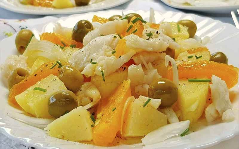 Ensalada cateta, Typical dish of Malaga