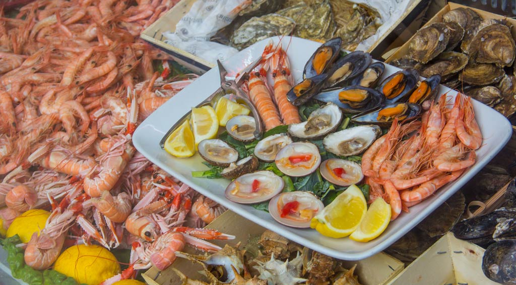 seafood from Malaga