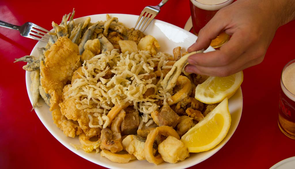 Fried fish from Malaga